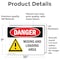 Signmission Mixing And Loading Area, 10 in W x Rectangle, Vinyl Decal OS-2PACK-DS-D-710-L-1451 - alternate 4